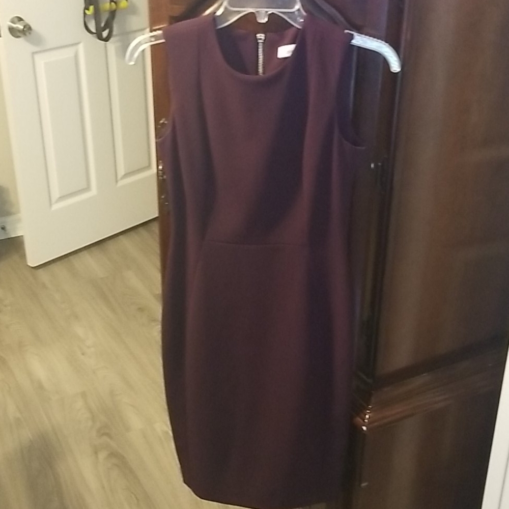 Purple Calvin Klein Business Dress